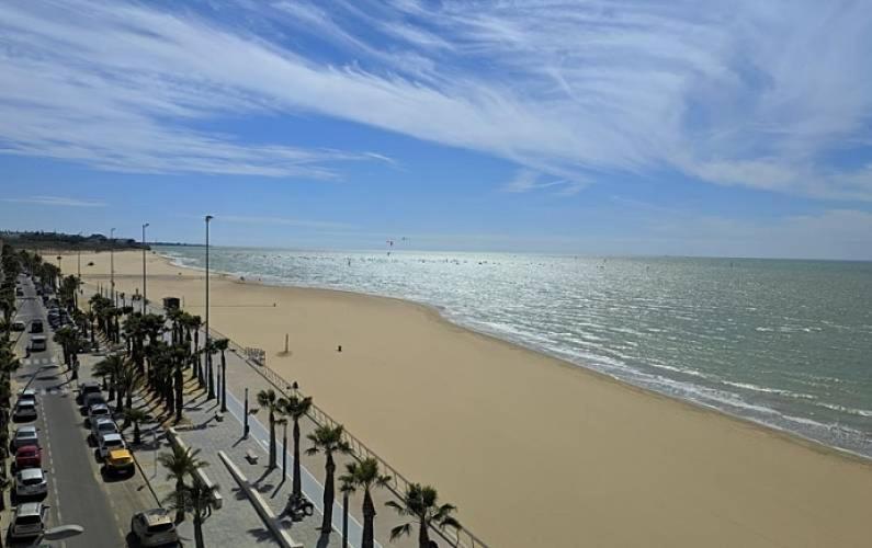 شقة Bajo Con Terraza Piscina Y Jardin Sanlúcar de Barrameda المظهر الخارجي الصورة